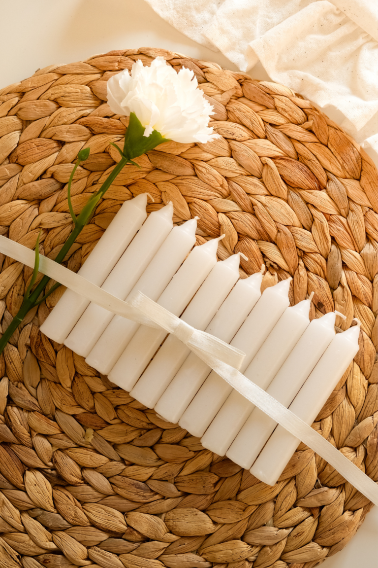 Bakkal ve Dilek Mumu Beyaz Renk