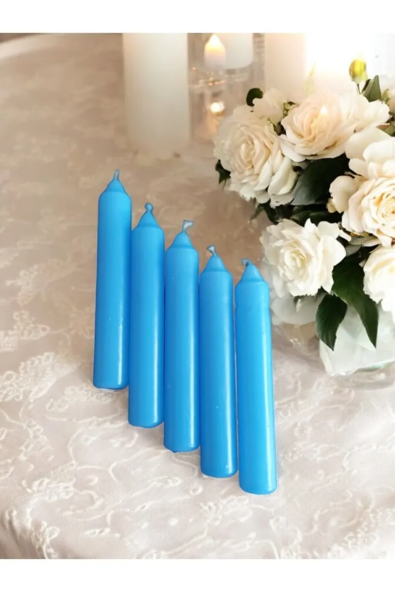 Bakkal ve Dilek Mumu Mavi Renk