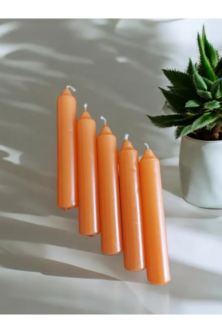 Bakkal ve Dilek Mumu Turuncu Renk
