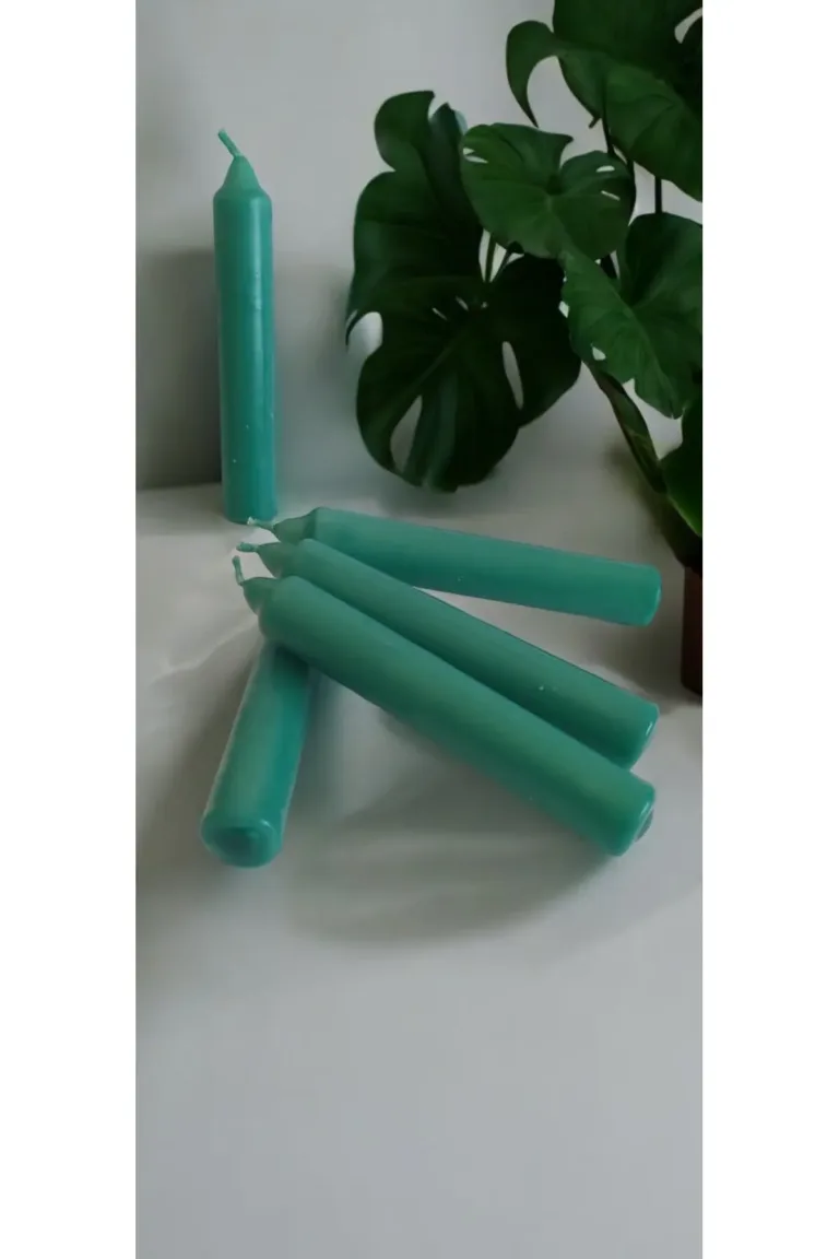 Bakkal ve Dilek Mumu Yeşil Renk