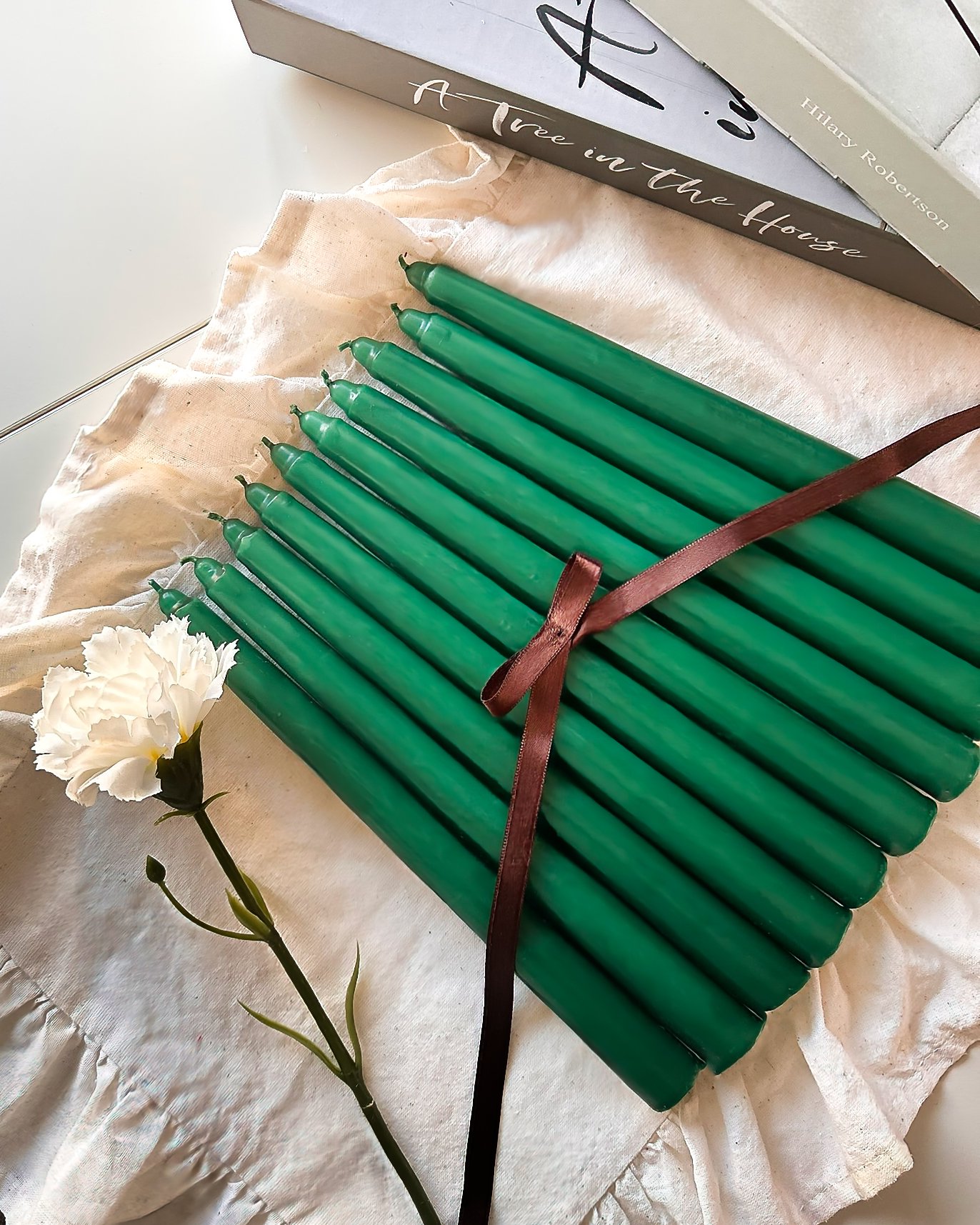 şamdan-mum-dekoratif-mum-yeşil-ev-dekorasyon-1